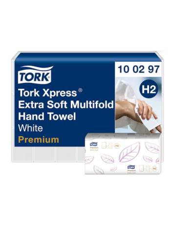 Toalla Secamanos Premium 2C H2 - Tork (2100Uds)