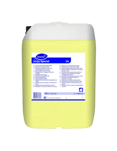 Detergente Lavavajillas Máquina Suma Especial L4 20L - Diversey