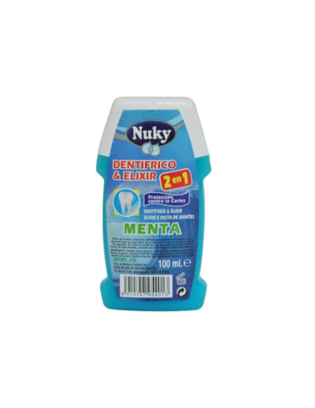 Dentífrico y Elixir Menta 100ml - Nuky