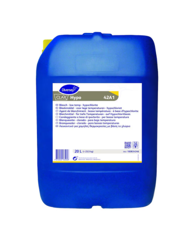 Blanqueador Clorado Clax Hypo 4AL1 20L - Diversey