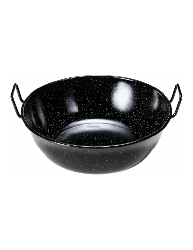 Sartén honda esmaltada c/asas 50cm