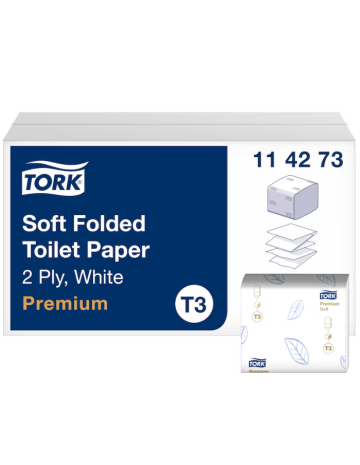 Papel Higiénico Plegado Suave 2C SCA T3 - Tork (7560Uds)