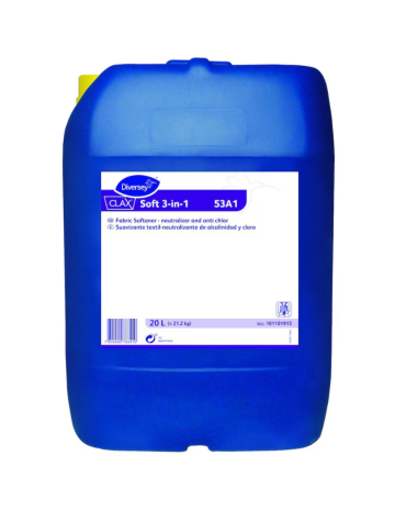 Suavizante Textil Clax Soft Fresh 3 en 1 53A1 20L - Diversey