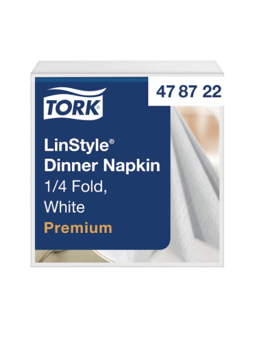 Servilleta Blanca Premium Linstyle 39x39cm - Tork (700Uds)