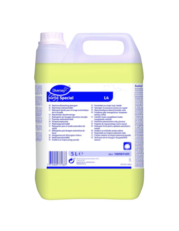 Detergente Lavavajillas Máquina Suma Special L4 5L - Diversey (2Uds)