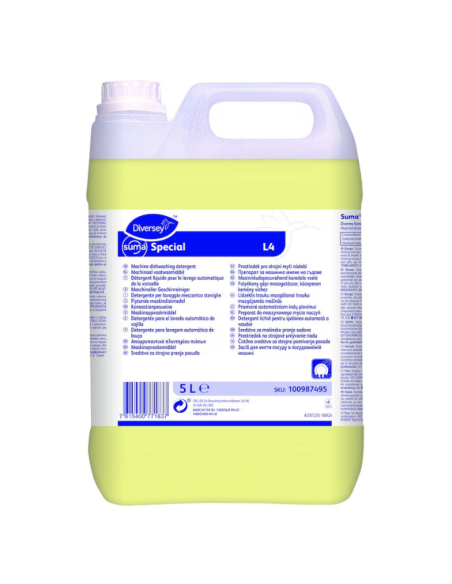 Detergente Lavavajillas Máquina Suma Special L4 5L - Diversey (2Uds)