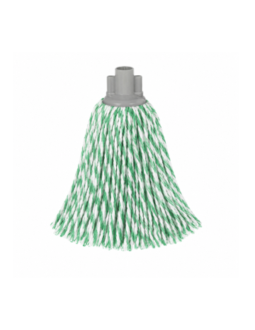 Fregona Microfibra Verde y Blanco 155g