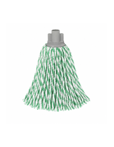 Fregona Microfibra Verde y Blanco 155g