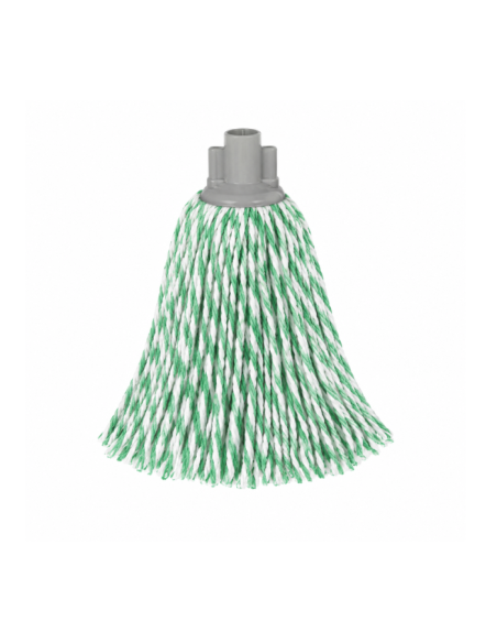 Fregona Microfibra Verde y Blanco 155g