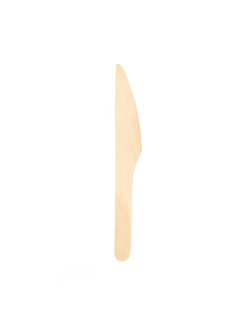 Cuchillo de Madera 165mm (100Uds)