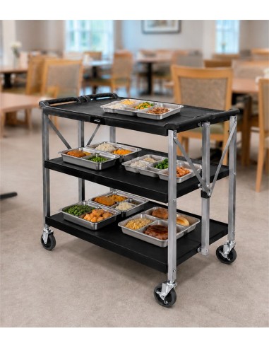 Carro de Servicio Plegable Small 68,5 x 41 x 91,5cm - Lacor