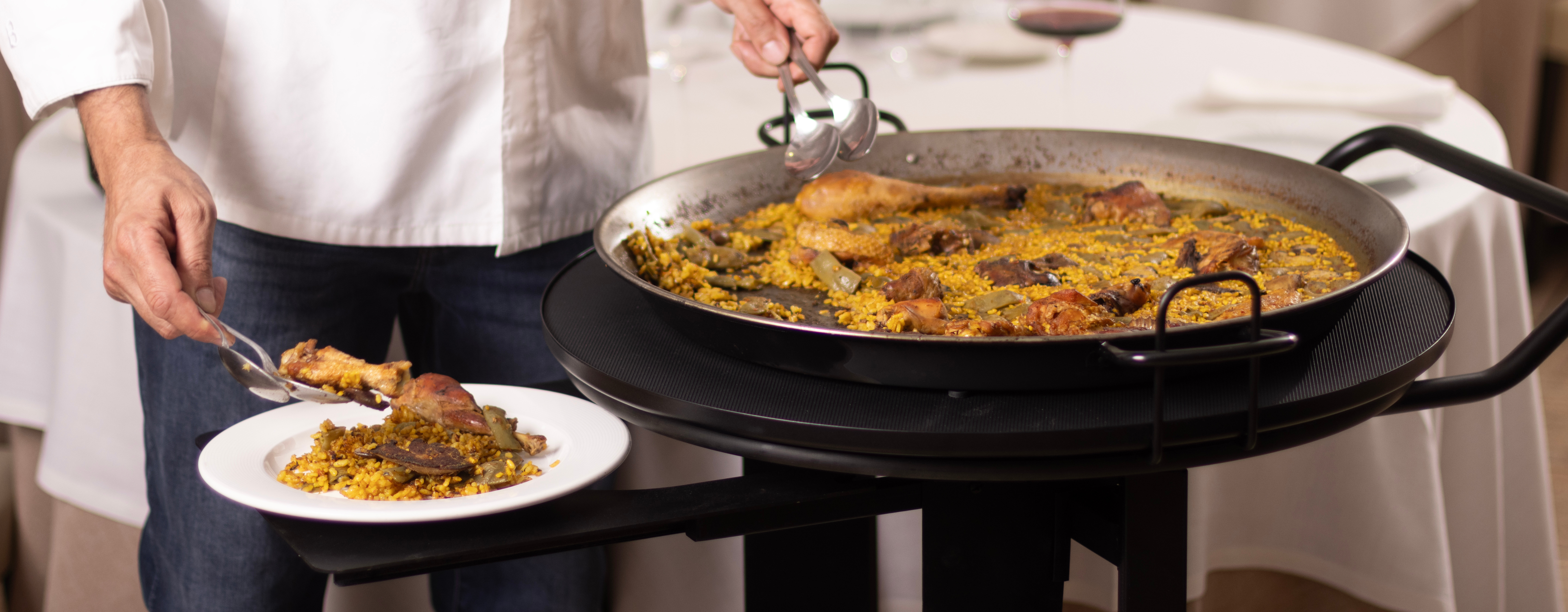 Carro de servicio para paellas Elegance by Muñoz Bosch